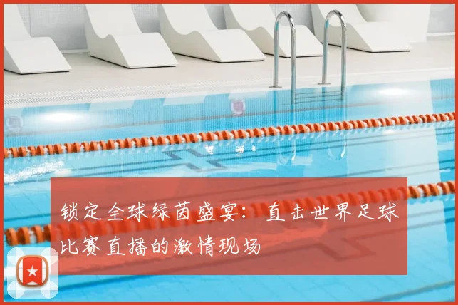 锁定全球绿茵盛宴：直击世界足球比赛直播的激情现场