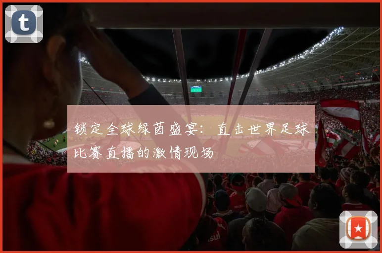 锁定全球绿茵盛宴：直击世界足球比赛直播的激情现场